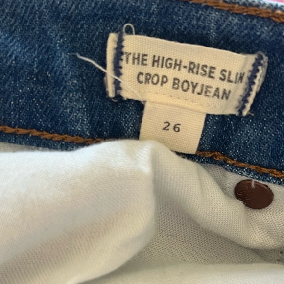 Madewell The High-Rise Slim Boyjean in Dover Wash Women’s Size 26 - Picture 12 of 12